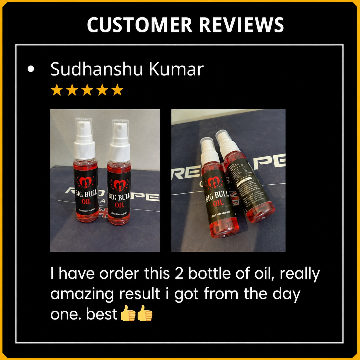 Sudhanshu Kumar Big Bull Oil review
