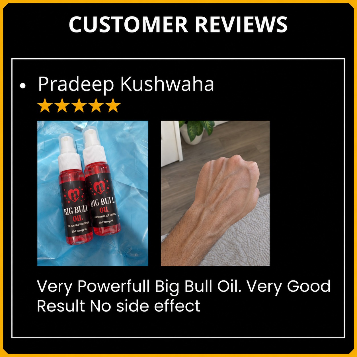Pradeep Kushwaha Big Bull Oil review